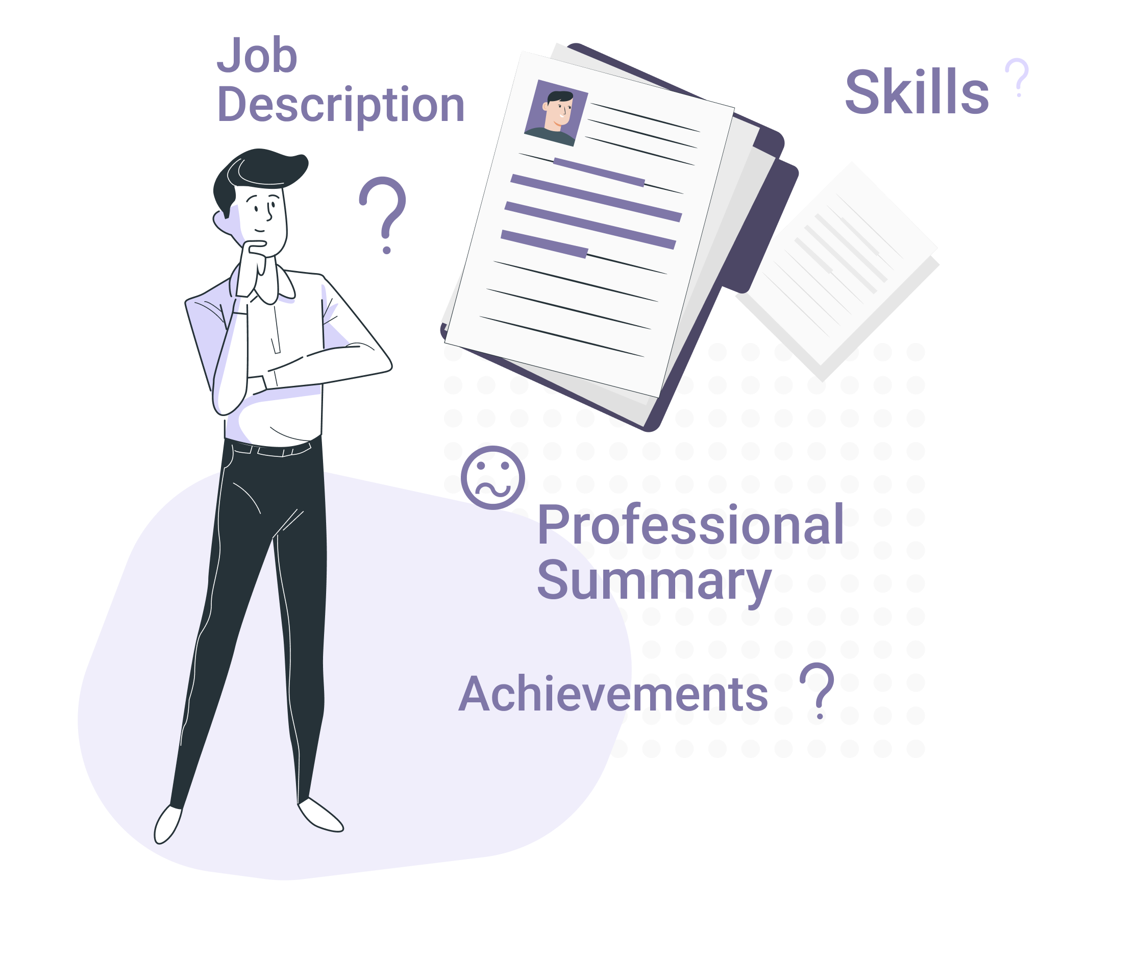 AI-Powered Writing Assistance - Professional Resume Builder Feature Illustration