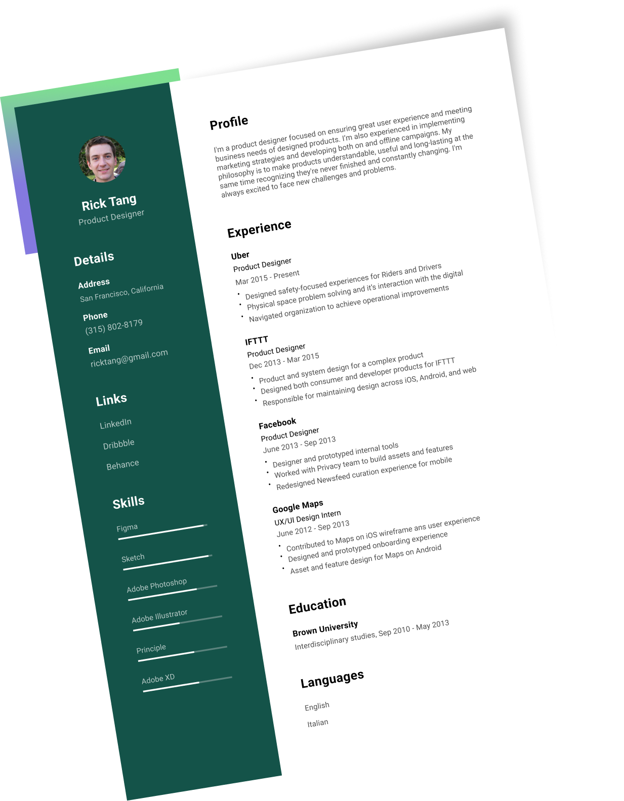 Professional Resume Template - Modern, Clean, ATS-Optimized Resume Design